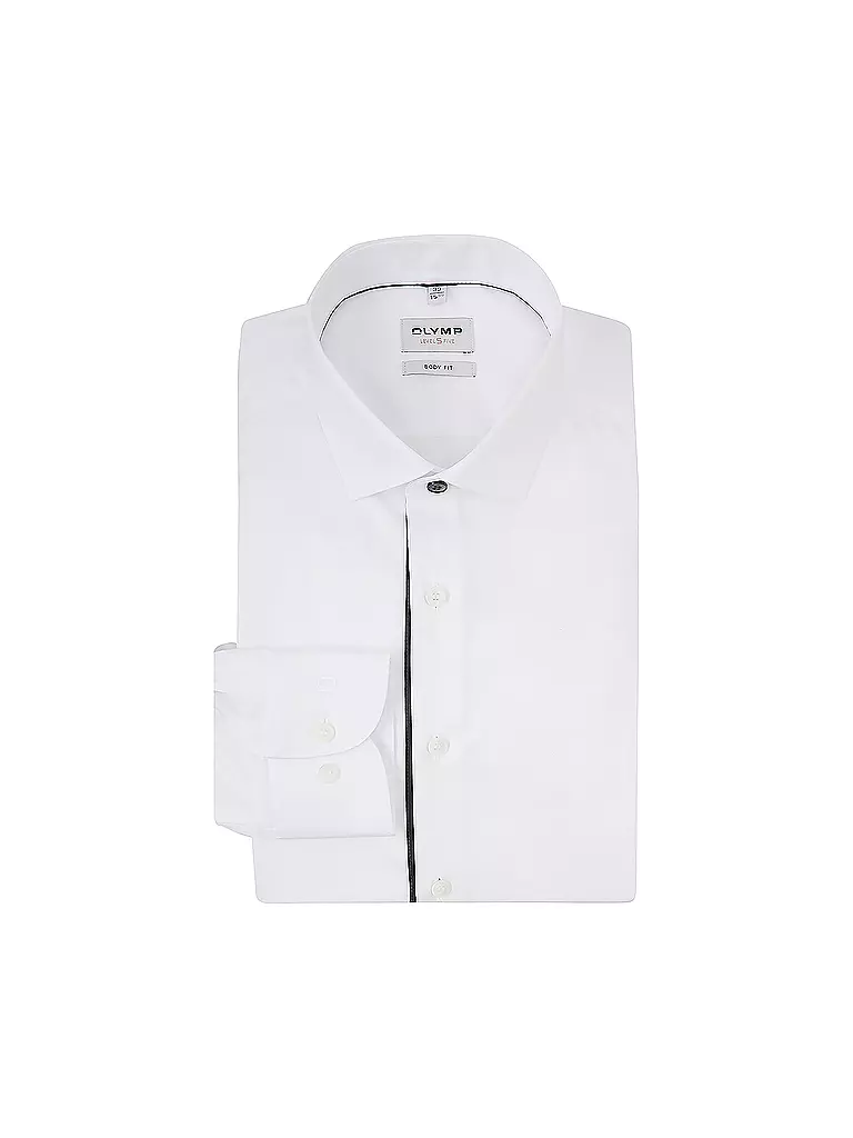 OLYMP LEVEL FIVE | Hemd Body Fit | Blanco