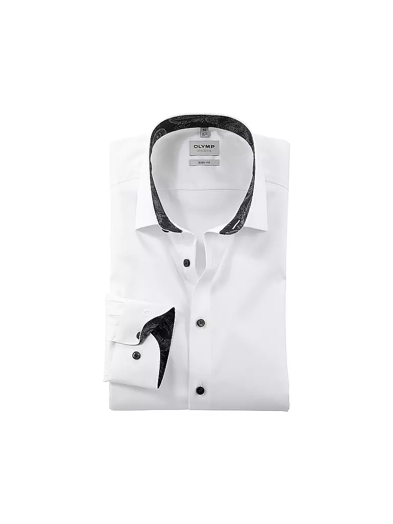OLYMP LEVEL FIVE | Hemd Body Fit | Blanco