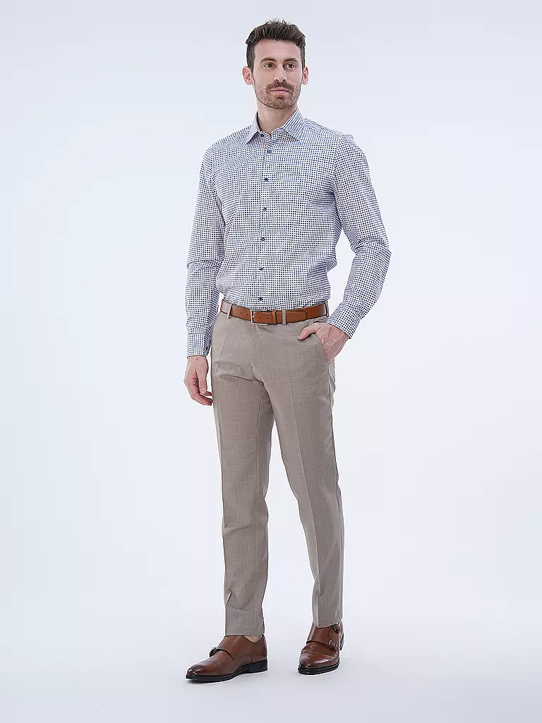 OLYMP LEVEL FIVE | Hemd Body Fit | Blanco