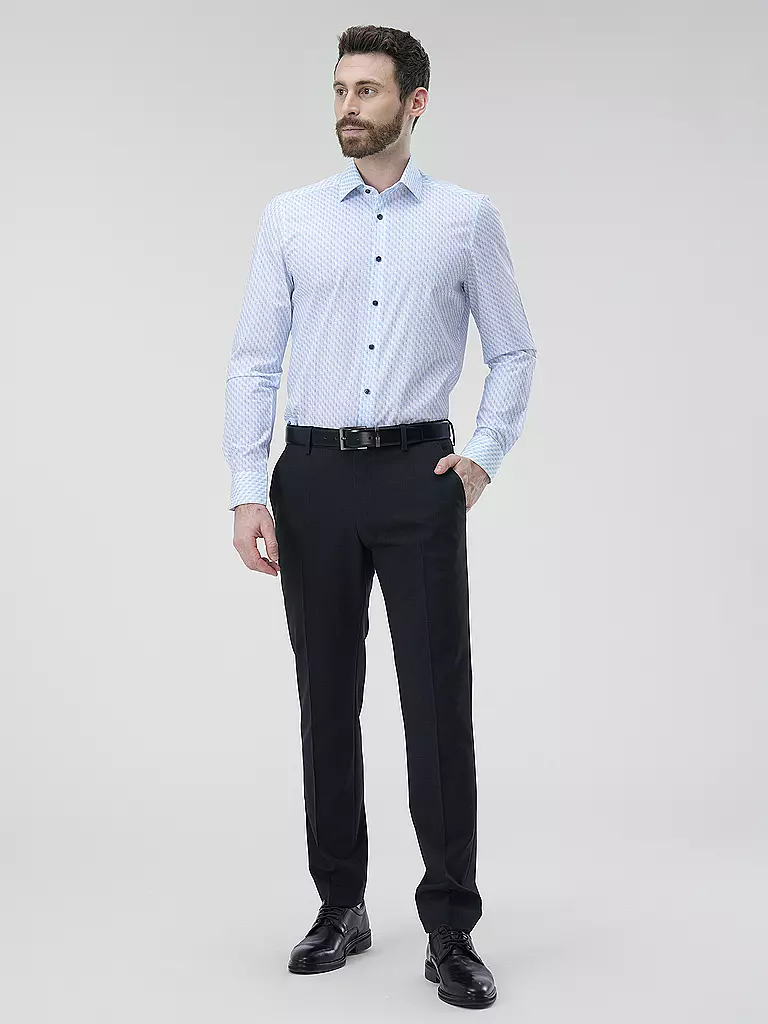 OLYMP LEVEL FIVE | Hemd Body Fit | Azul claro