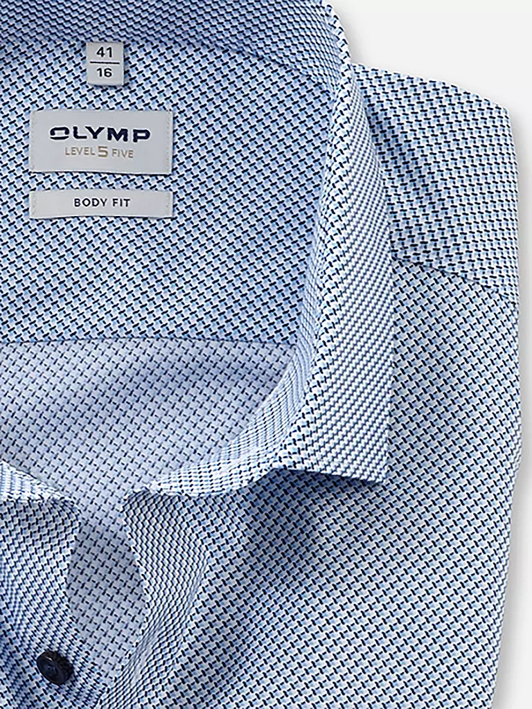 OLYMP LEVEL FIVE | Hemd Body Fit | Azul