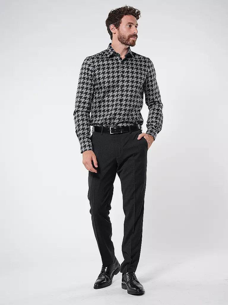 OLYMP LEVEL FIVE | Hemd Body Fit | Negro