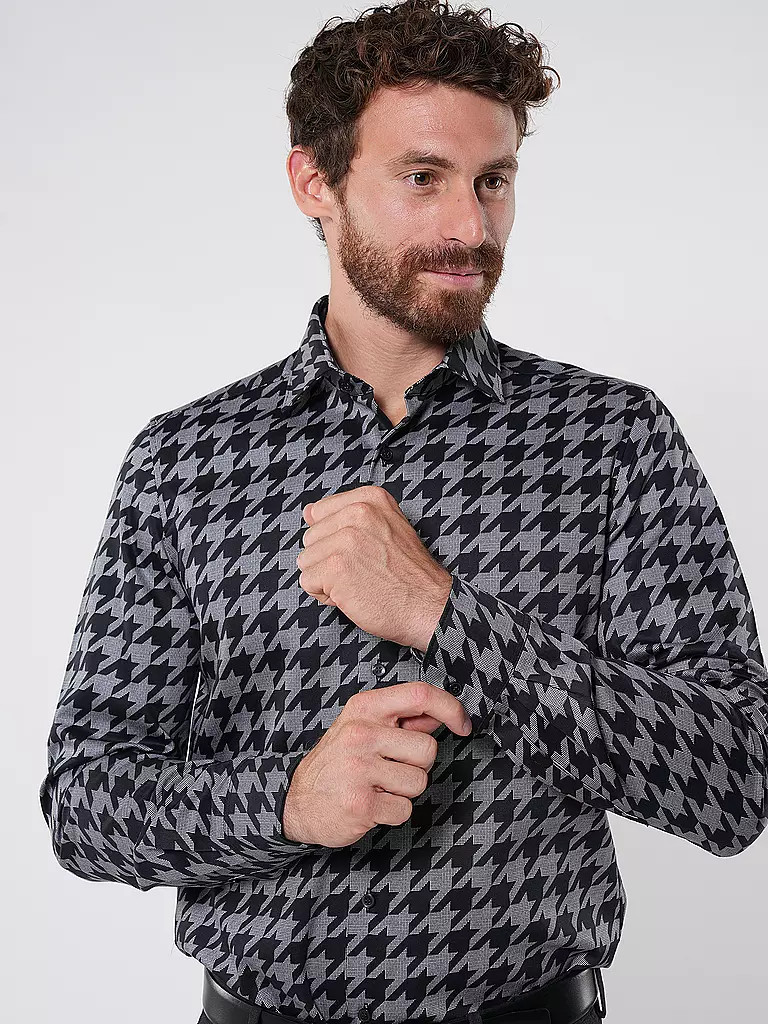 OLYMP LEVEL FIVE | Hemd Body Fit | Negro