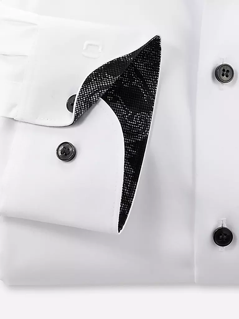 OLYMP LEVEL FIVE | Hemd Body Fit | Blanco