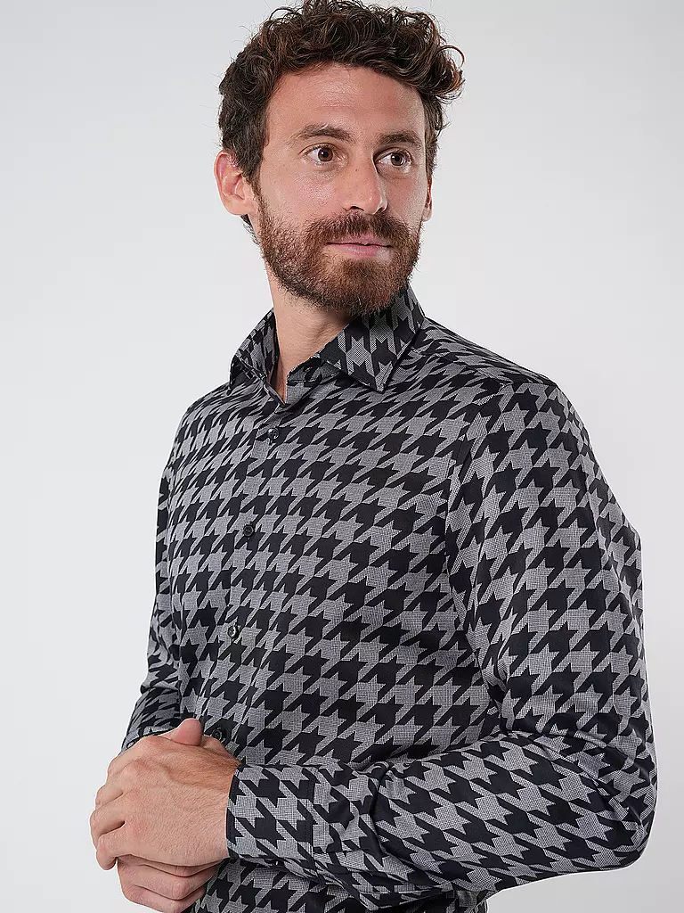 OLYMP LEVEL FIVE | Hemd Body Fit | Negro