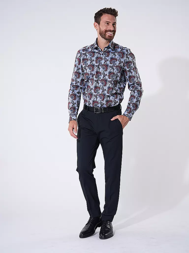 OLYMP LEVEL FIVE | Hemd Slim Fit  | Azul