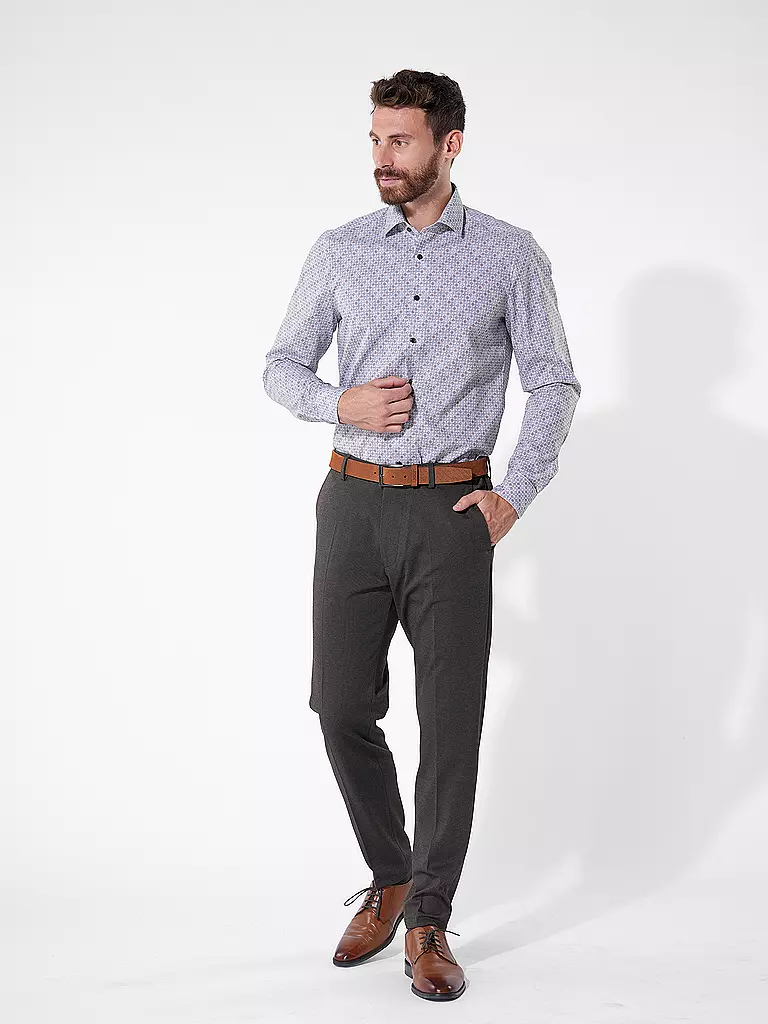 OLYMP LEVEL FIVE | Hemd Slim Fit  | Marrón