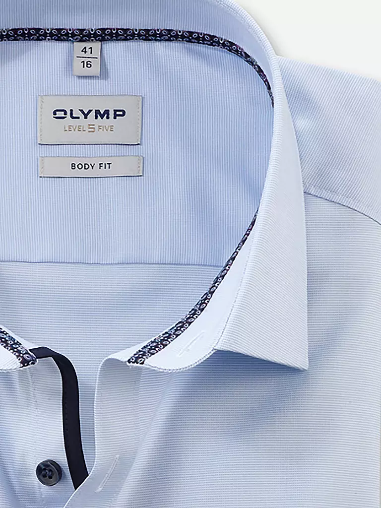 OLYMP LEVEL FIVE | Hemd Slim Fit  | Azul claro