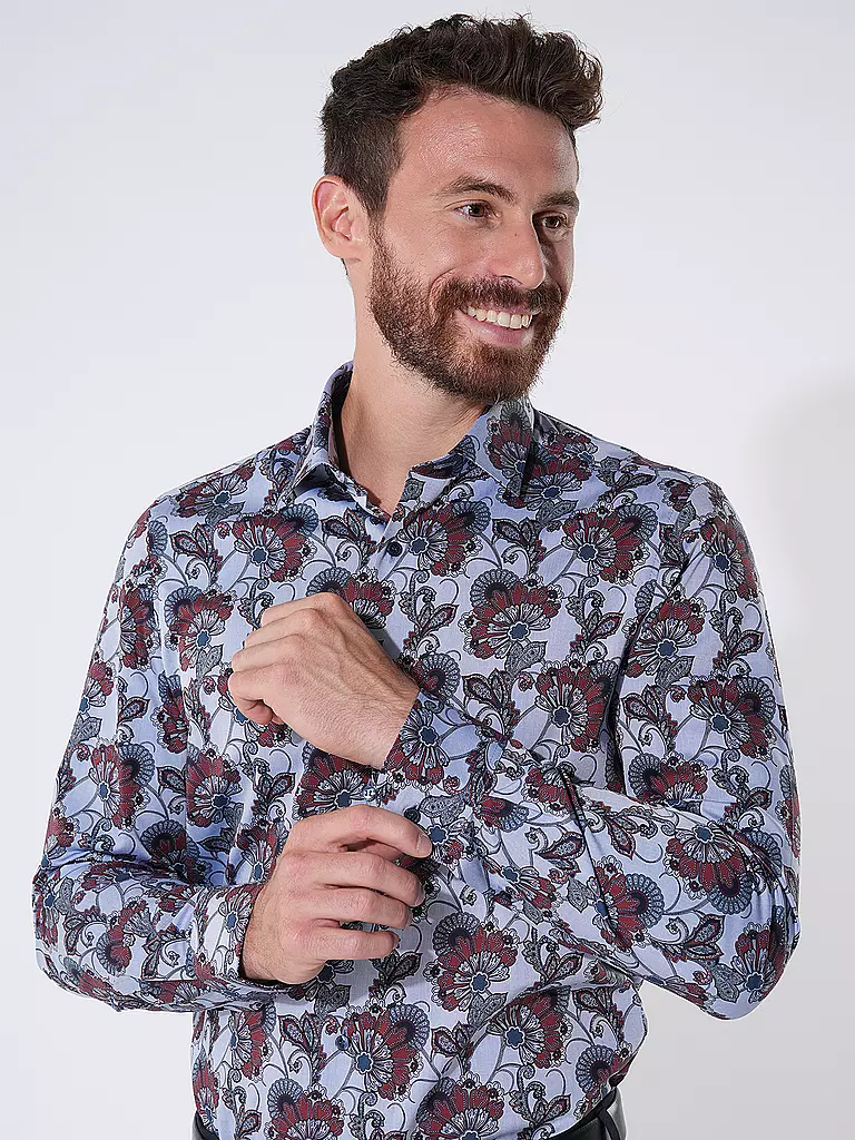 OLYMP LEVEL FIVE | Hemd Slim Fit  | Azul