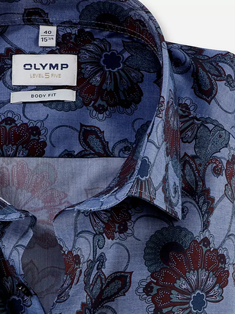 OLYMP LEVEL FIVE | Hemd Slim Fit  | Azul