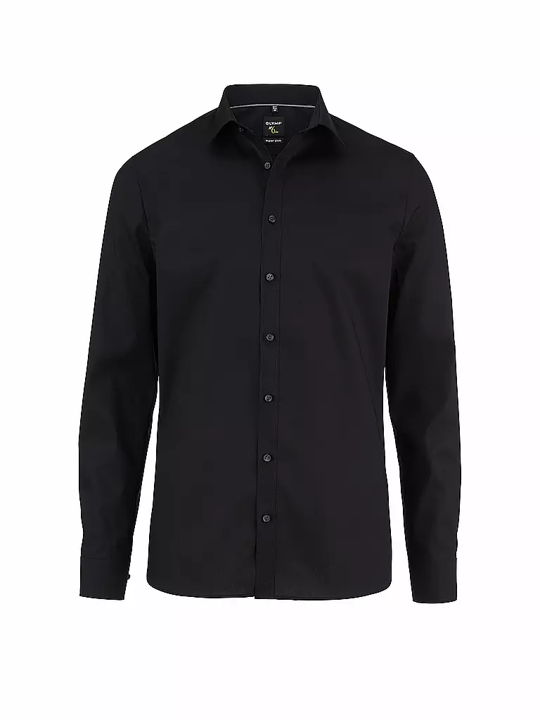 OLYMP NO.6 | Camisa Business Super Slim | Negro