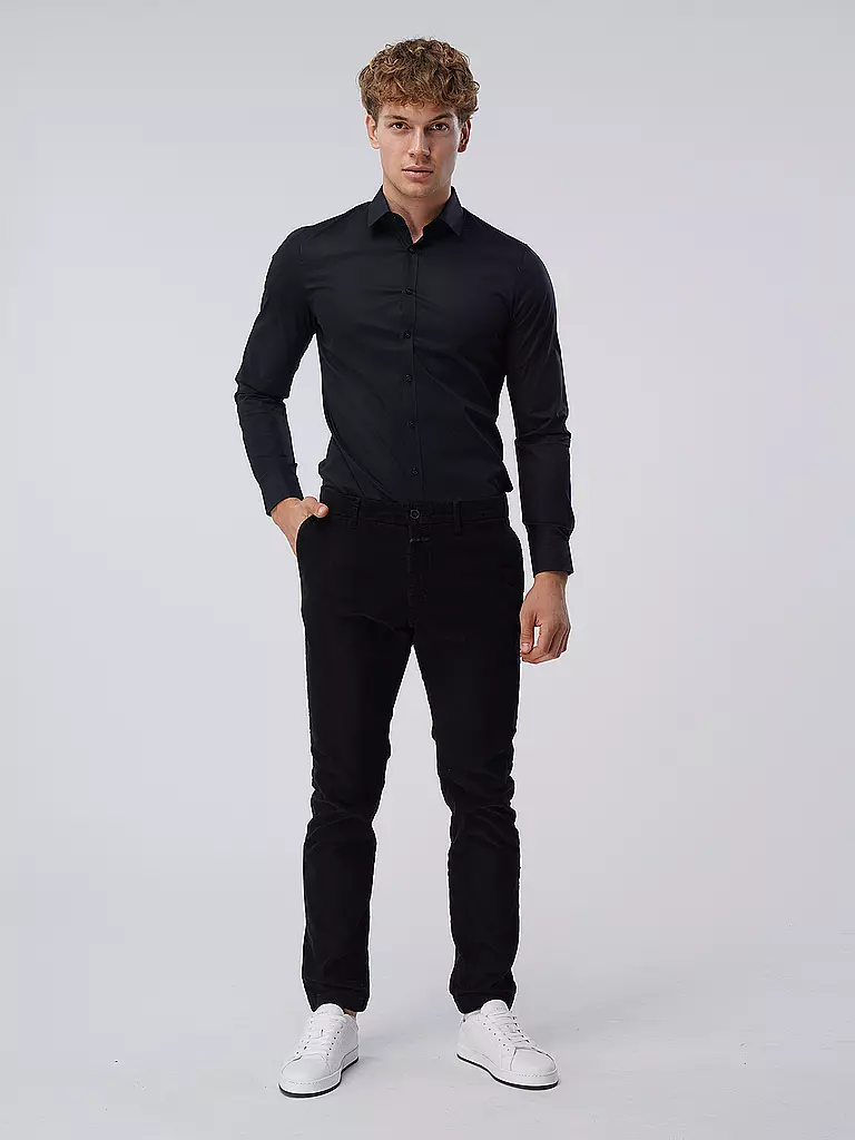 OLYMP NO.6 | Camisa Business Super Slim | Negro