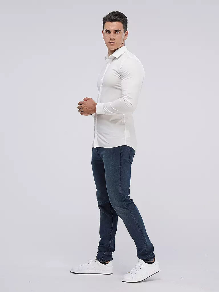 OLYMP NO.6 | Camisa Business Super Slim | Beige