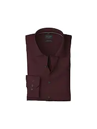 OLYMP NO.6 | Camisa Regular Fit | Rojo oscuro