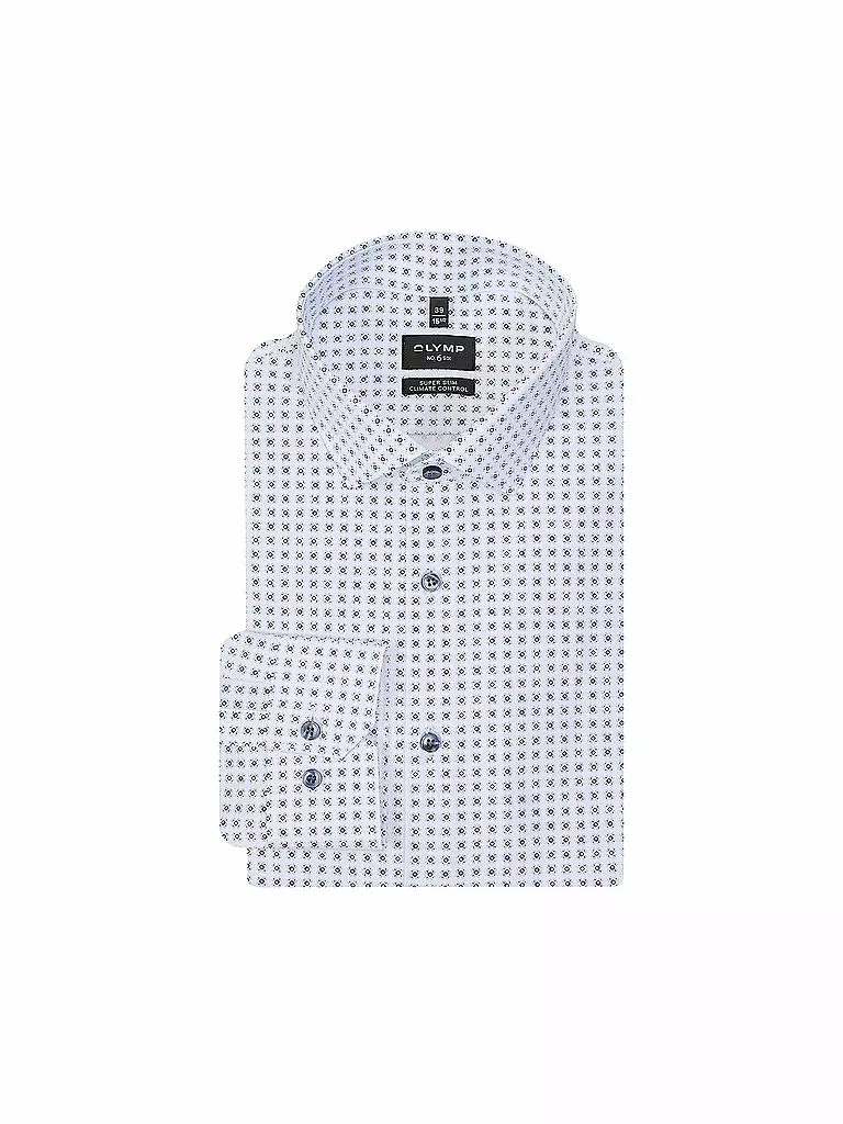 OLYMP NO.6 | Camisa Slim Fit | Blanco