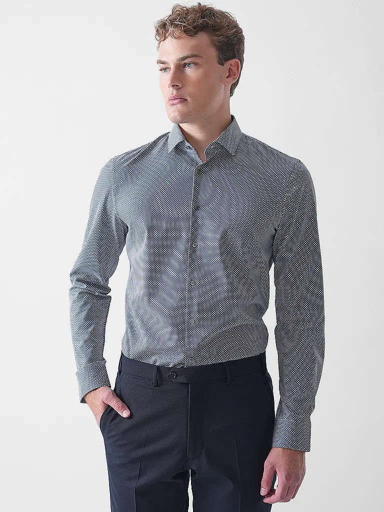OLYMP NO.6 | Camisa Slim Fit | Verde claro