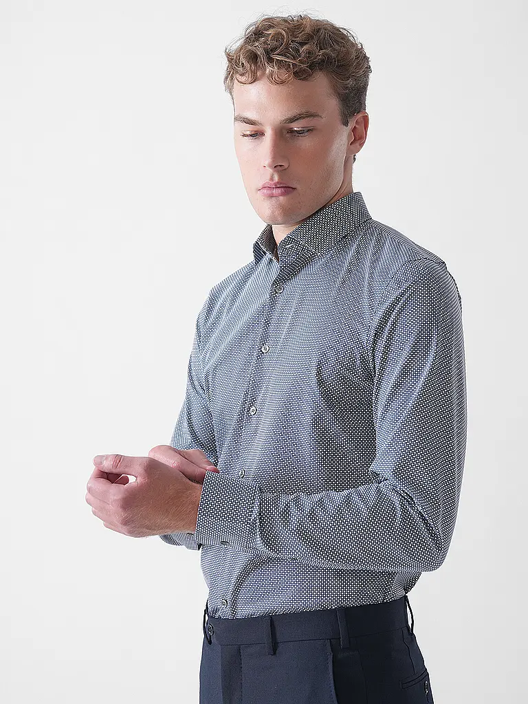 OLYMP NO.6 | Camisa Slim Fit | Verde claro