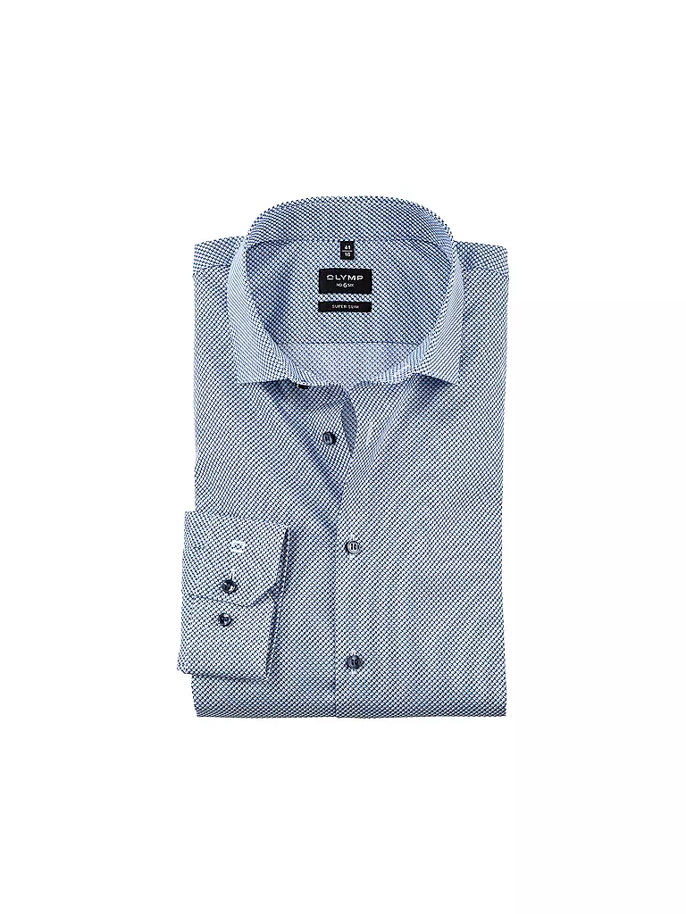 OLYMP NO.6 | Camisa Super Slim Fit | Azul