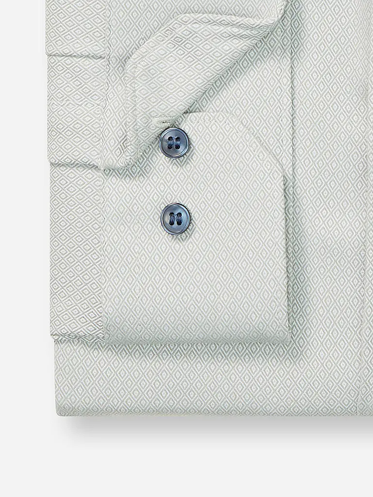 OLYMP NO.6 | Camisa Super Slim Fit | Verde claro