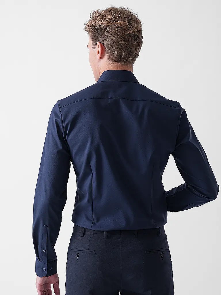 OLYMP NO.6 | Camisa Super Slim Fit | Azul oscuro