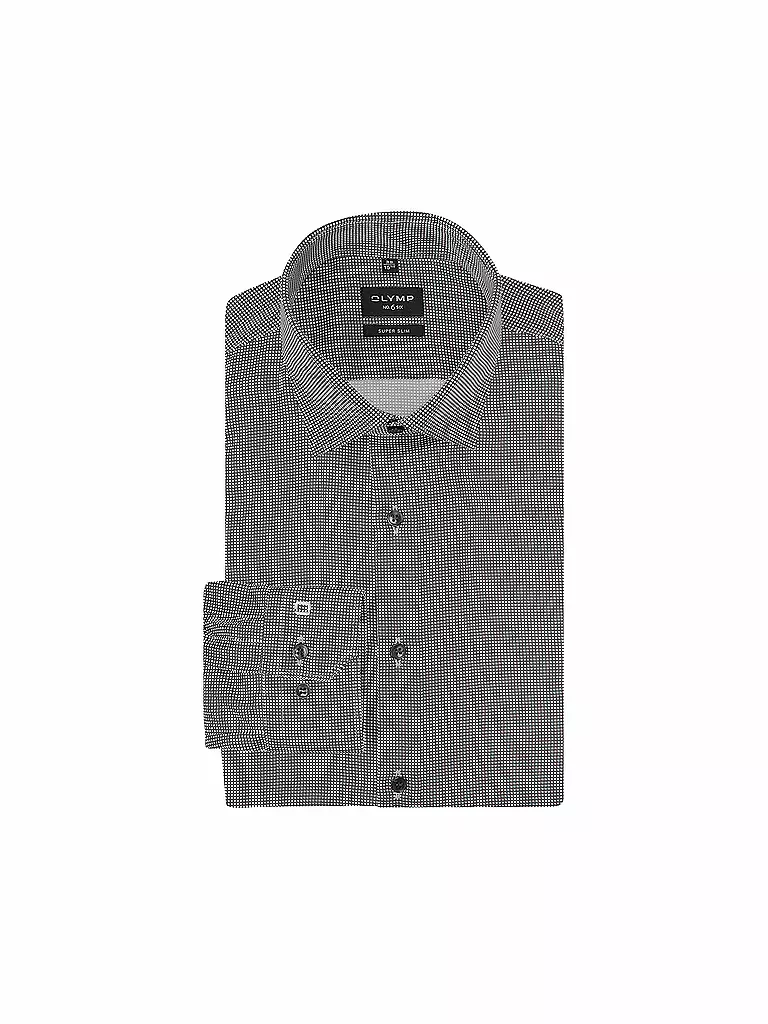 OLYMP NO.6 | Camisa Super Slim | Negro