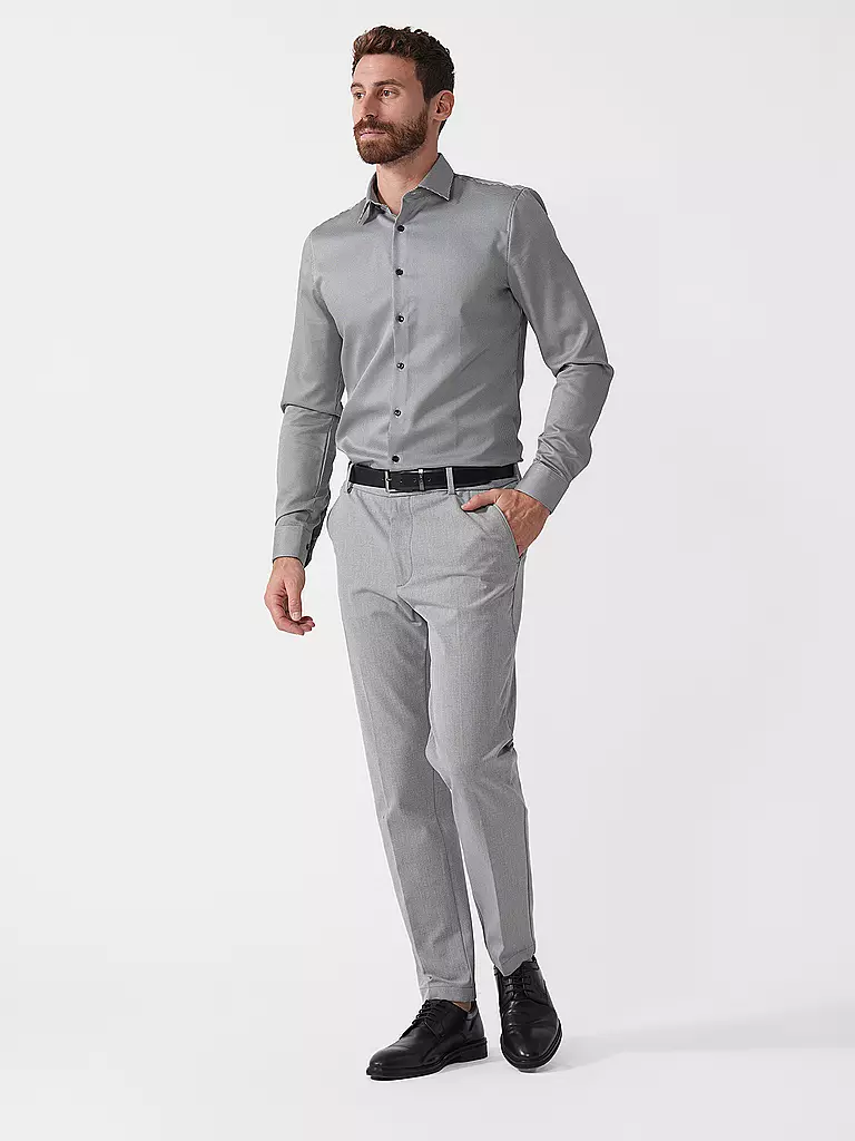 OLYMP NO.6 | Camisa Super Slim | Negro