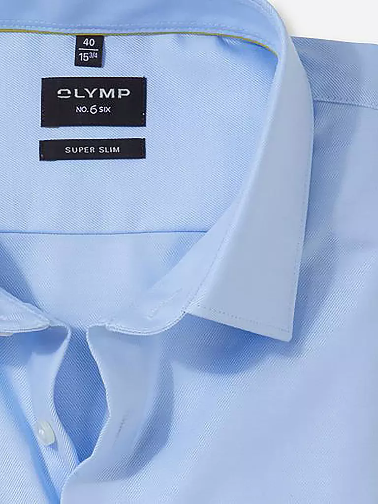 OLYMP NO.6 | Camisa SUPER SLIM | Azul claro