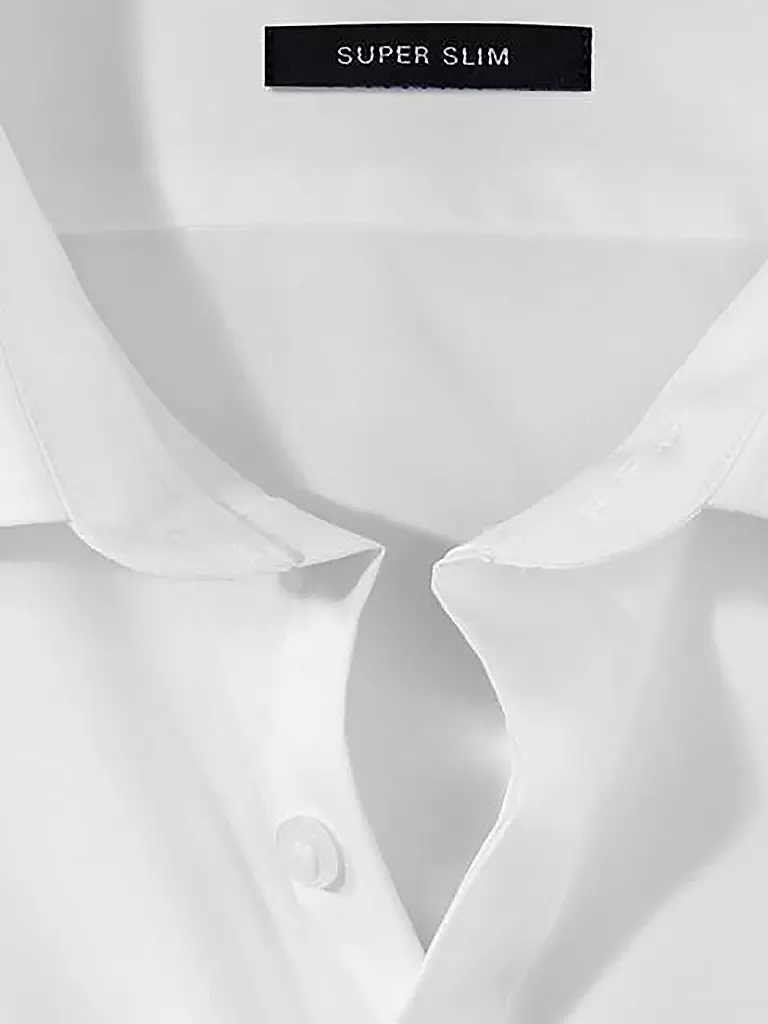OLYMP NO.6 | Camisa SUPER SLIM | Blanco