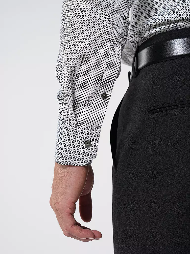 OLYMP NO.6 | Hemd  Super Slim | Blanco