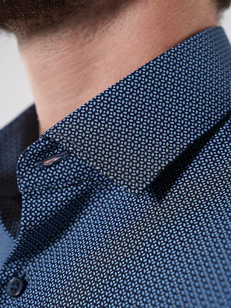 OLYMP NO.6 | Hemd  Super Slim | Azul oscuro