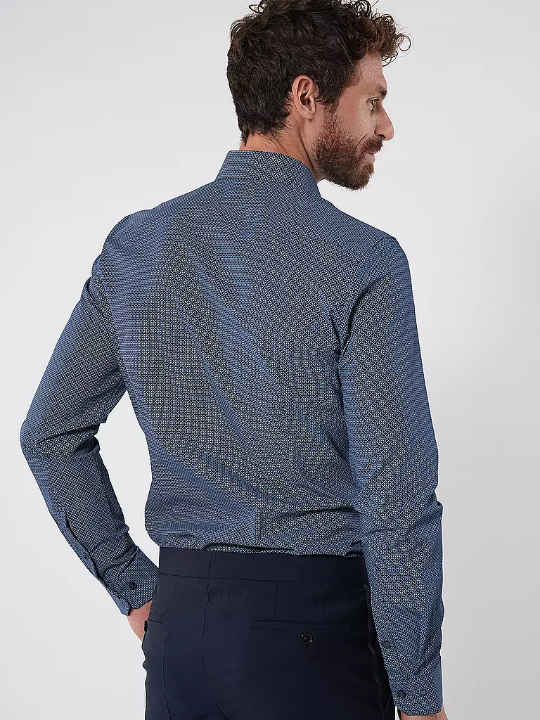 OLYMP NO.6 | Hemd  Super Slim | Azul oscuro