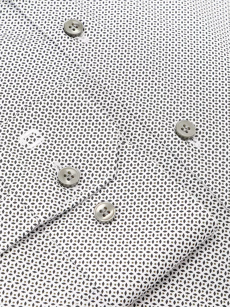 OLYMP NO.6 | Hemd  Super Slim | Blanco