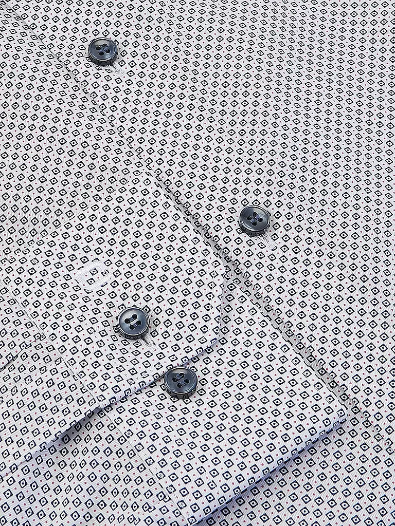 OLYMP NO.6 | Hemd Super Slim Fit  | Blanco