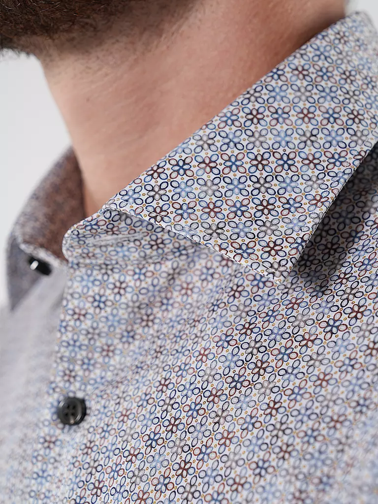 OLYMP NO.6 | Hemd Super Slim | Marrón