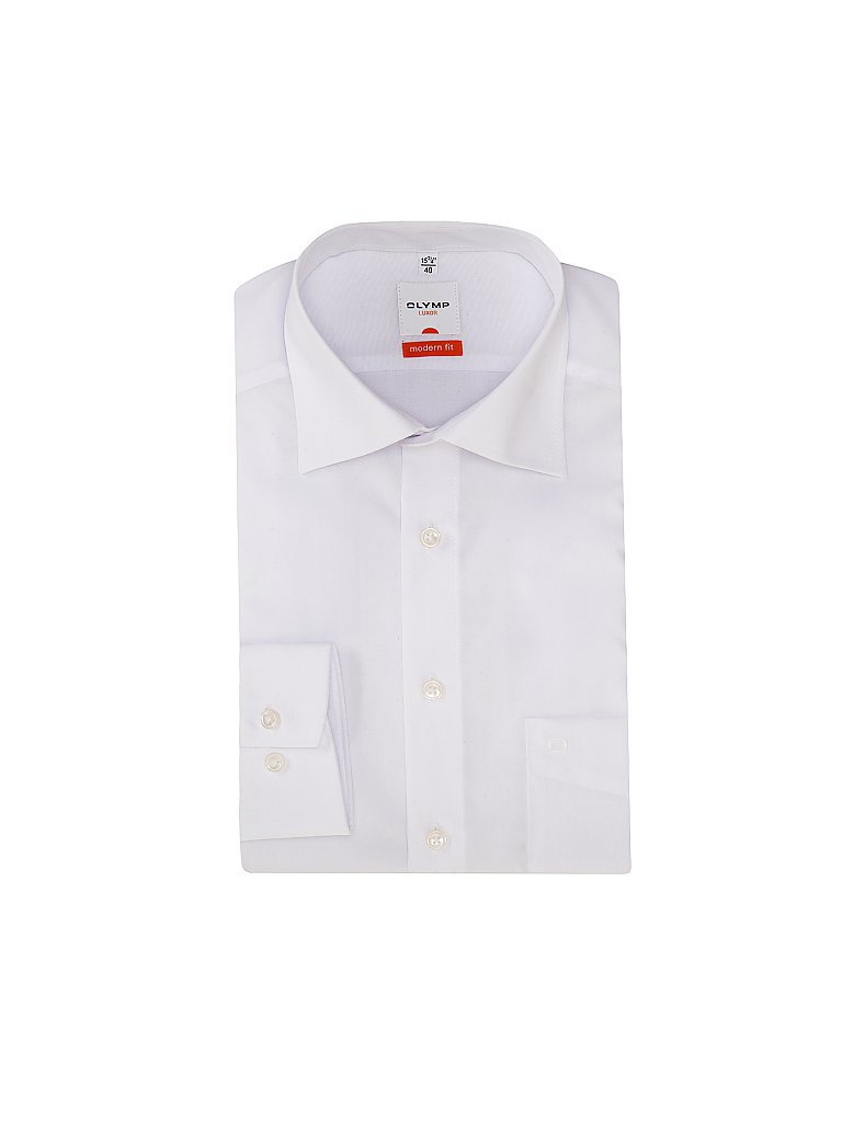 Olymp Camisa Modern Fit blanco 37