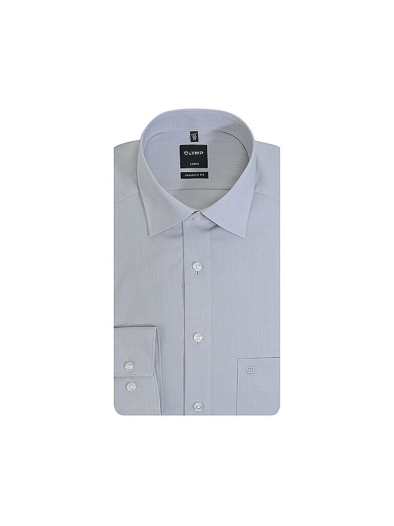 Olymp Camisa Modern Fit gris 44