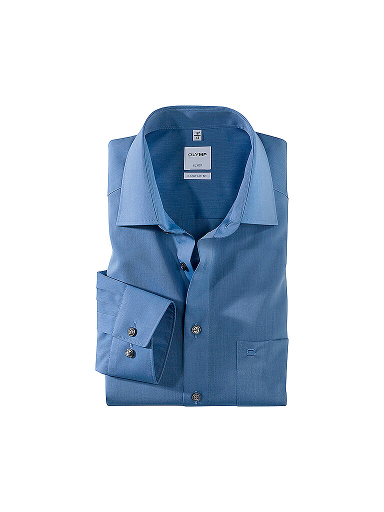 Olymp Camisa Comfort Fit azul 40