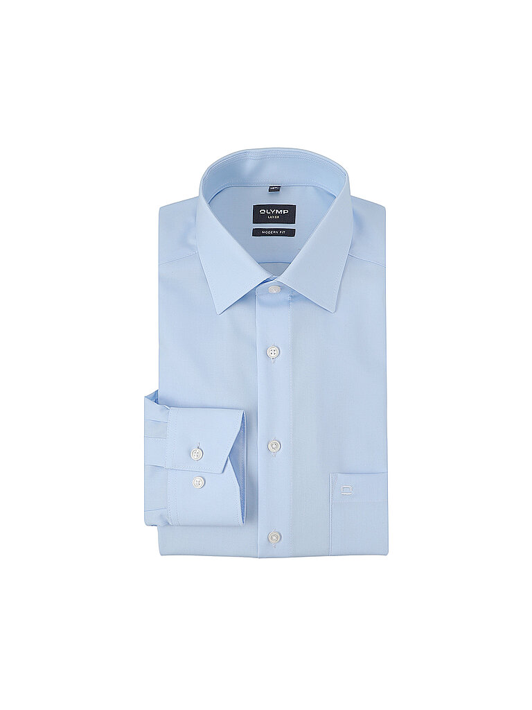 Camisa Modern Fit azul claro 39