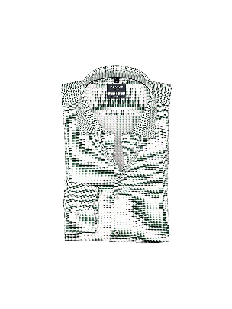 Olymp Camisa Modern Fit verde 40