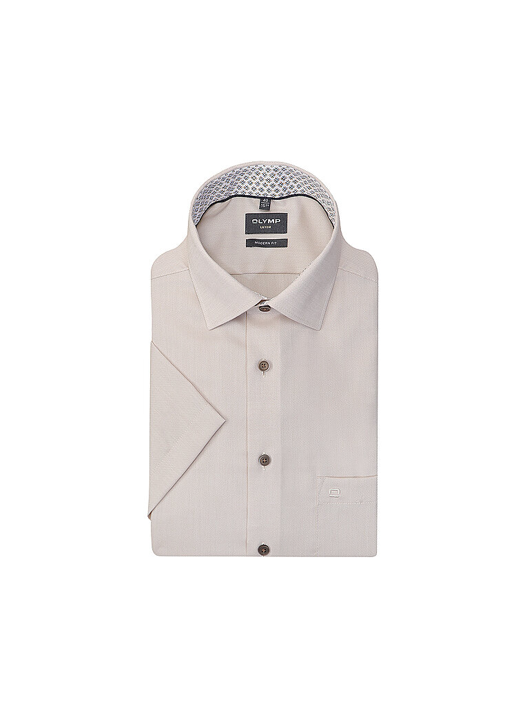 OLYMP Camisa Regular Fit beige
