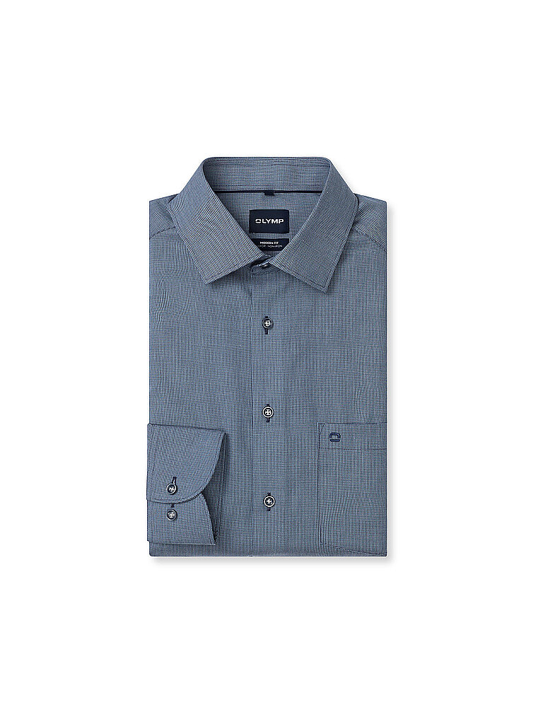 Olymp Camisa Regular Fit azul oscuro