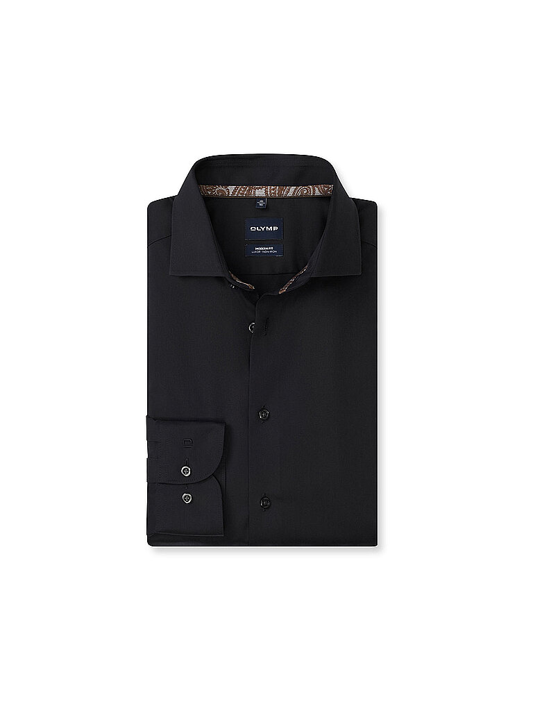 Olymp Camisa Modern Fit negro