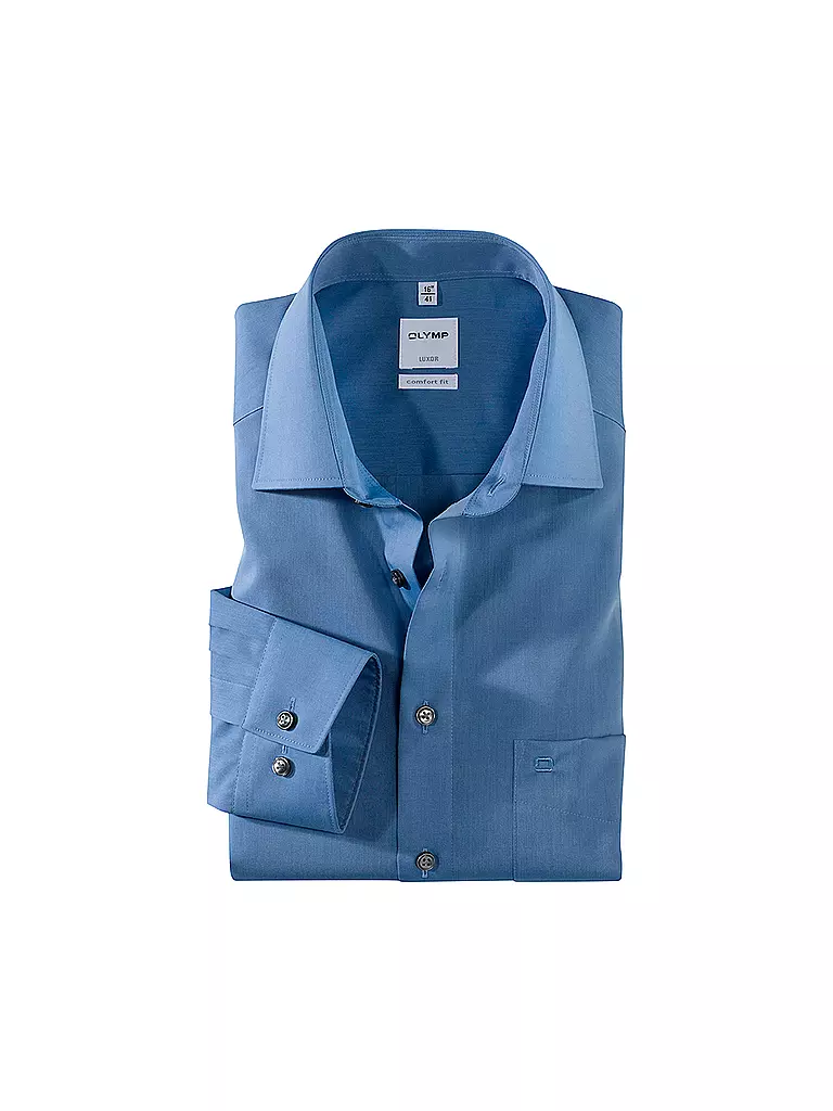 OLYMP | Camisa Comfort Fit | Azul