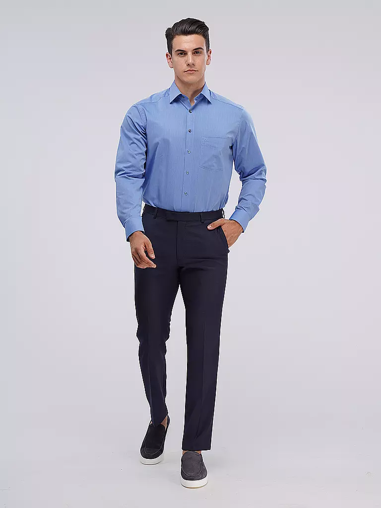 OLYMP | Camisa Comfort Fit | Azul