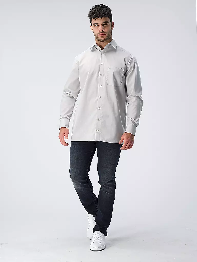 OLYMP | Camisa Comfort Fit | Gris
