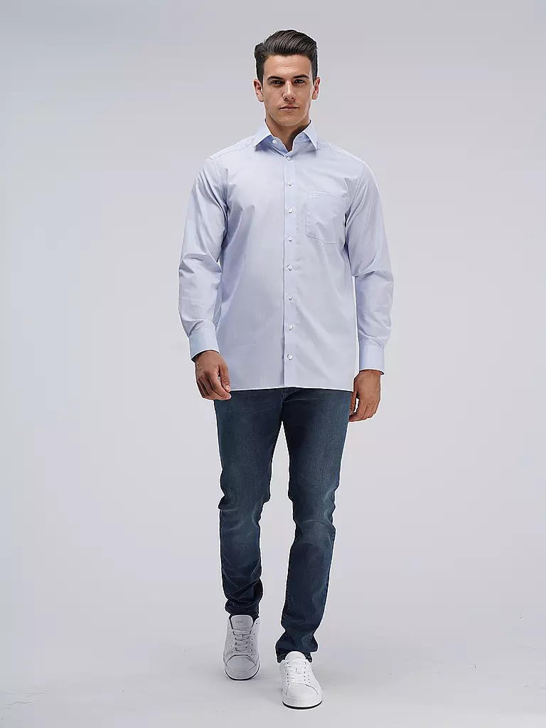 OLYMP | Camisa Comfort Fit | Azul