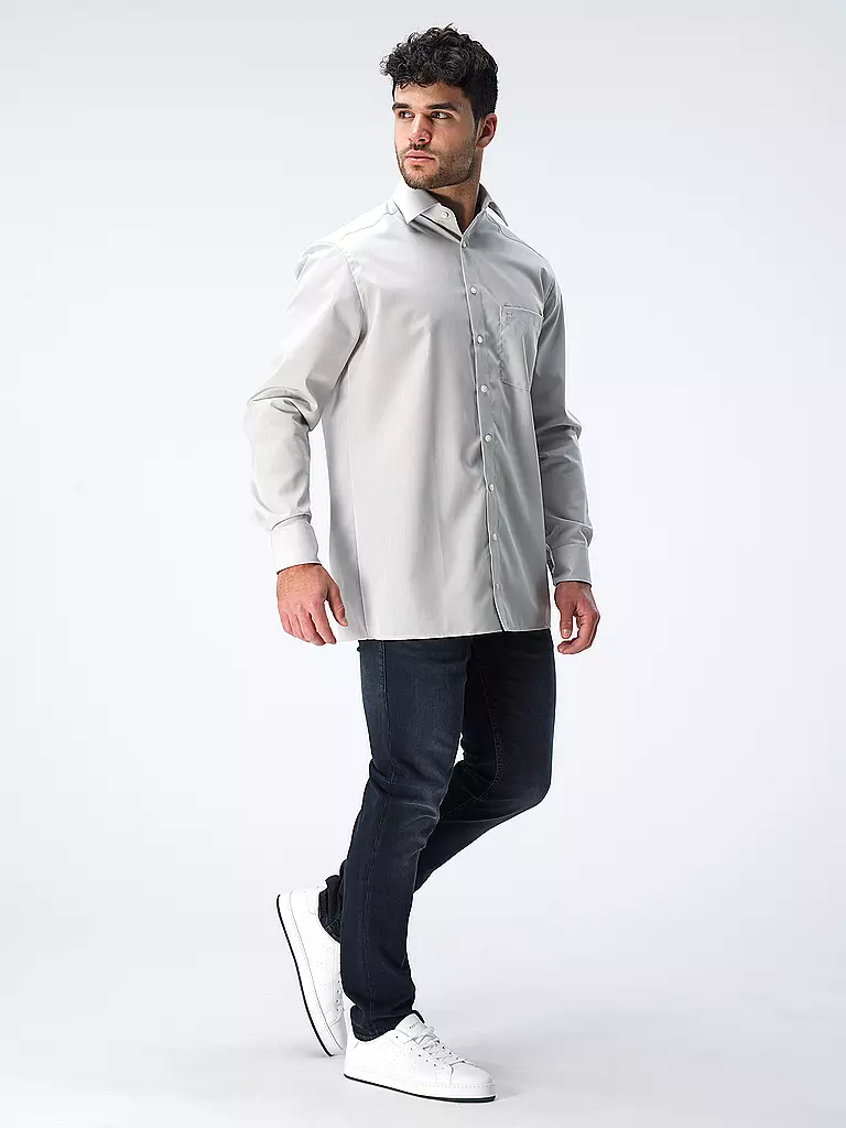 OLYMP | Camisa Comfort Fit | Gris