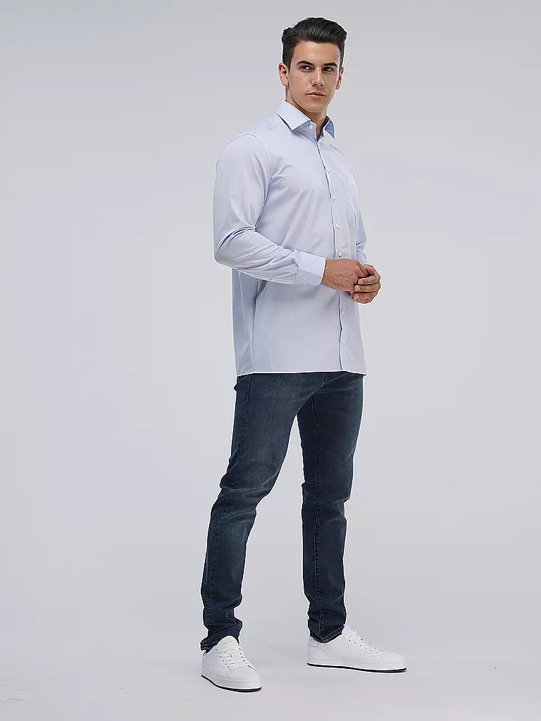 OLYMP | Camisa Comfort Fit | Azul