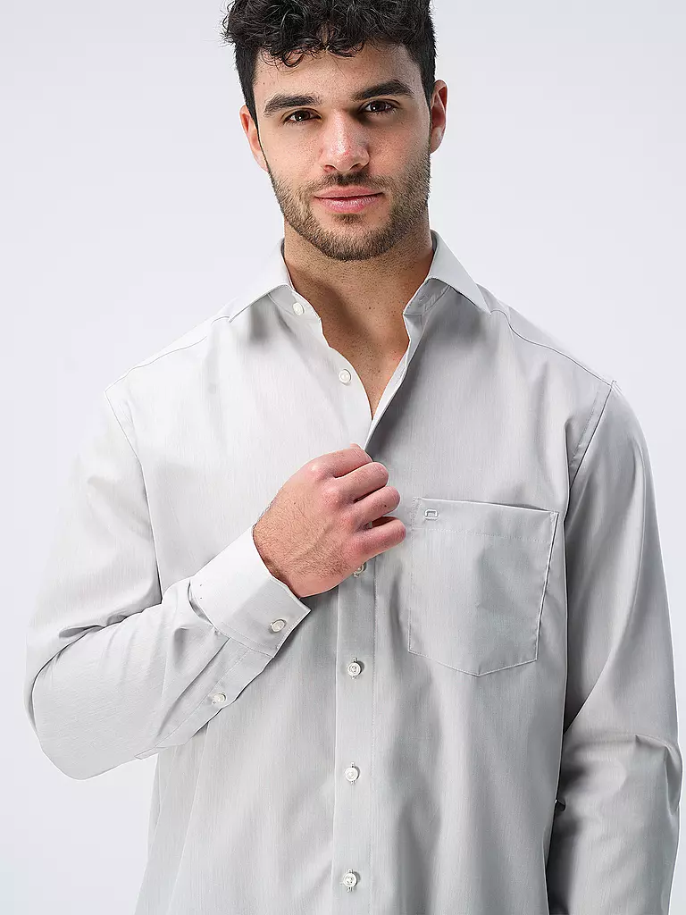 OLYMP | Camisa Comfort Fit | Gris