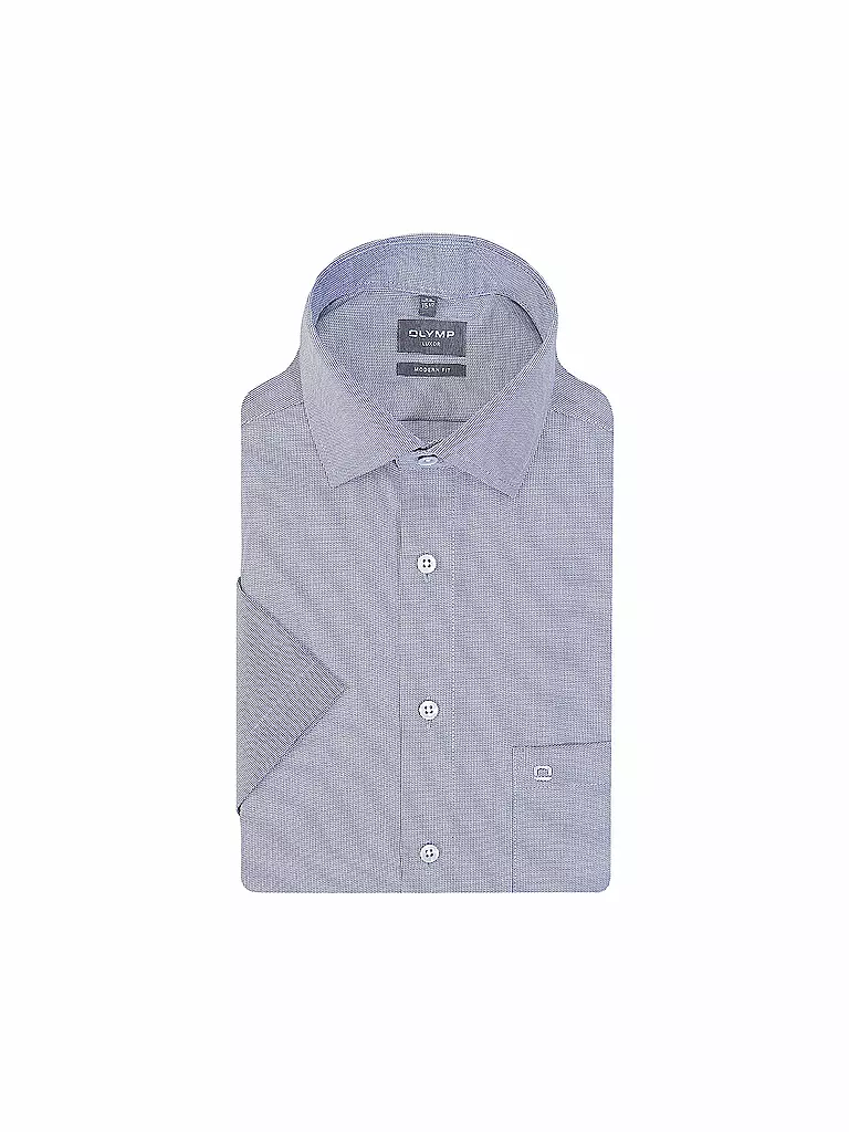 OLYMP | Camisa corte moderno | Azul oscuro